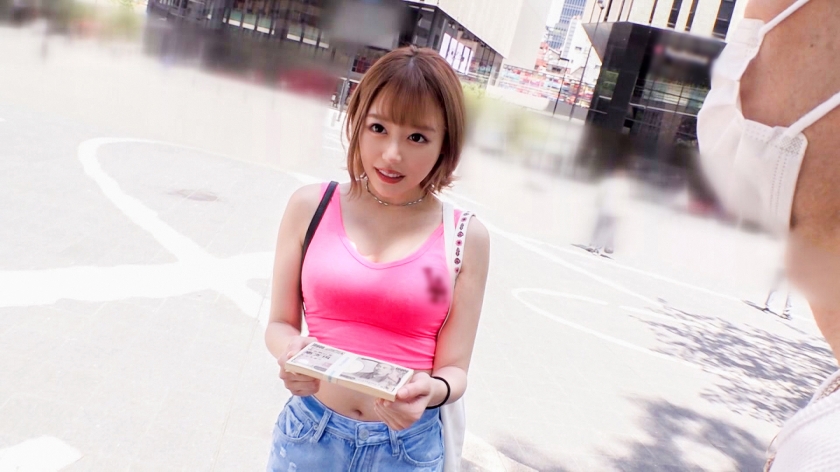 【実録】道端に100万置いたらアパレル店員(22)が釣れた！賞金目当てがいつの間にかハメ潮SEXへ