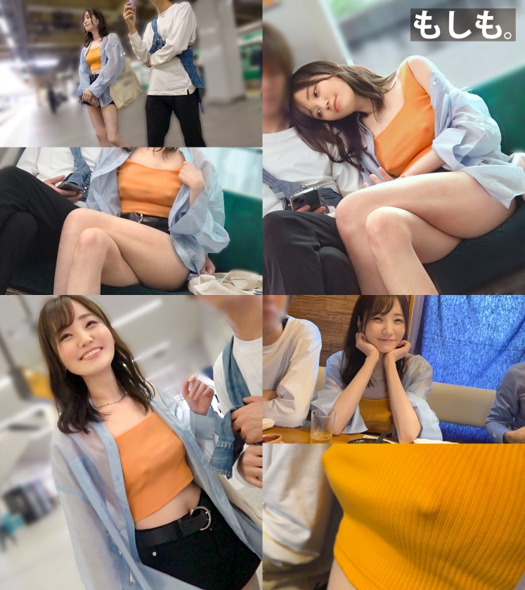 【完全OUT】乳首丸見え女子大生ななみと密着デート！カップルの前でマシュマロ乳を揉みまくり、最後はナマでドピュッ！