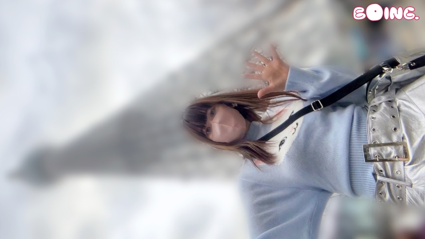 【天空のGカップ】20歳すみれが魅せるノーブラ誘惑。電波塔にそそり立つ巨乳と濃厚パイズリ密着プレイ。