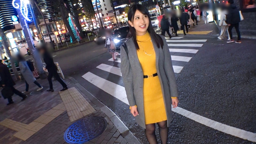 【美巨乳イベコン】真冬の恵比寿でナンパした27歳エマが凄すぎた…「エッチ禁止」のはずがバック突かれまくりで絶頂中出し！